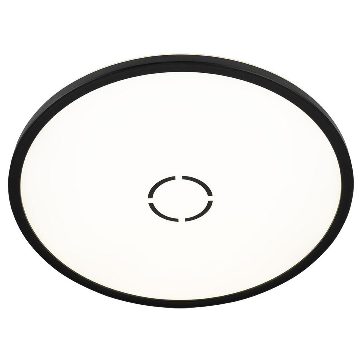 LED DECKENLEUCHTE Schwarz Backlight - Schwarz, Kunststoff (29.3/29.3/2.8cm) - Briloner