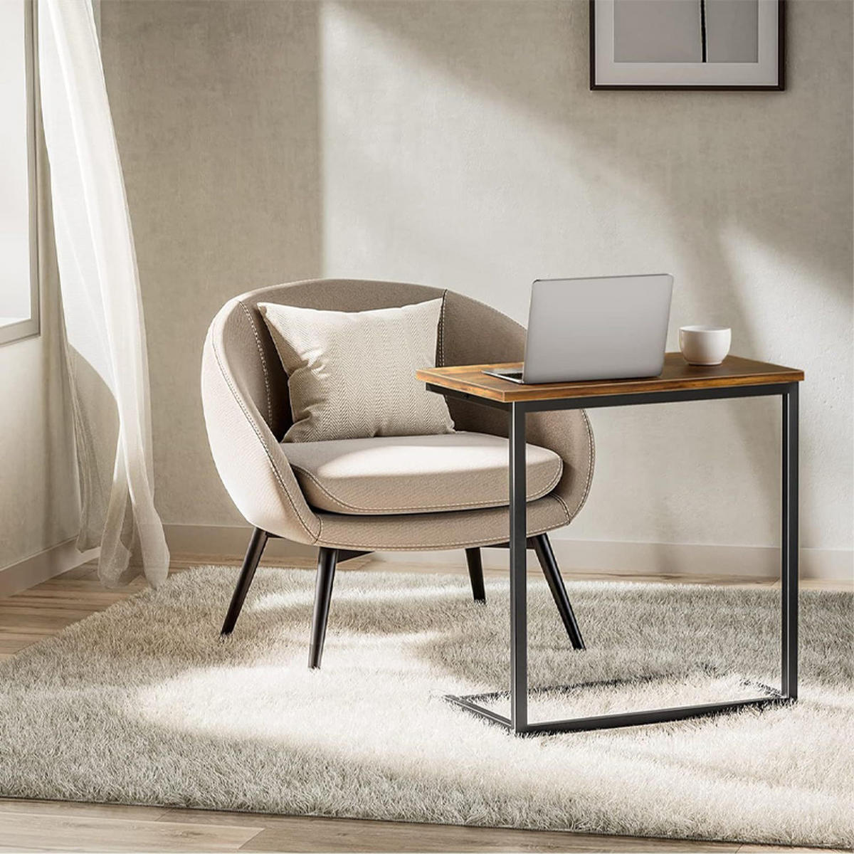 COUCHTISCH, braun 55/35/65 cm - Dunkelbraun, Holzwerkstoff (35/55/65cm)