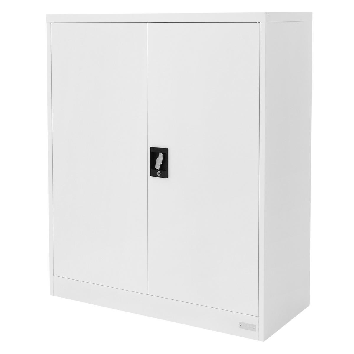 AKTENSCHRANK - Weiß, Metall (40/109/90cm) - ML-DESIGN