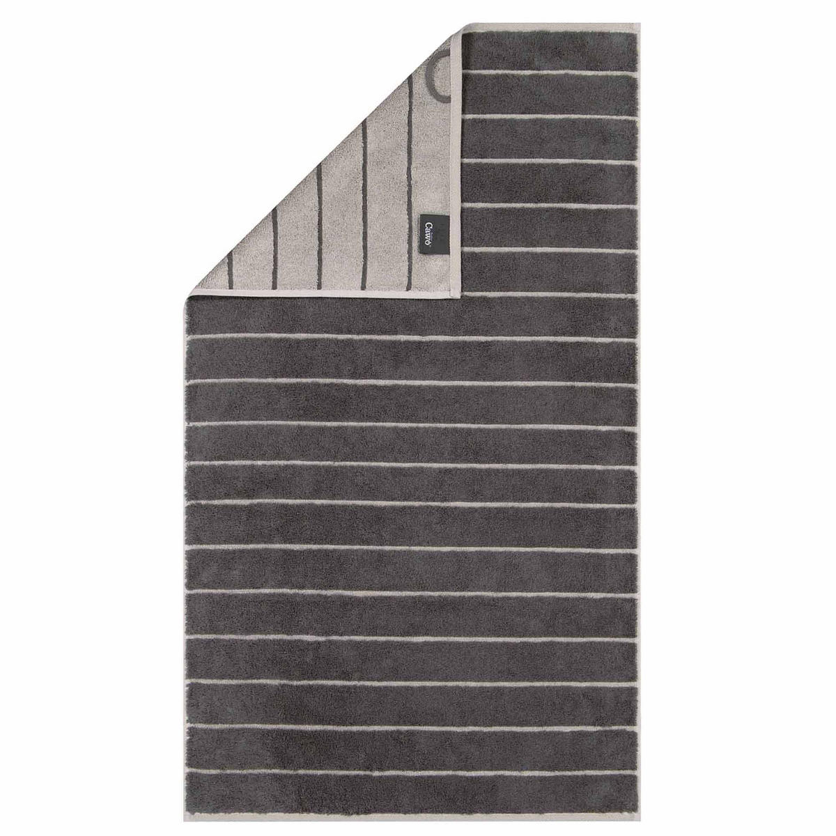 GÄSTETUCH BALANCE DOUBLEFACE 6232 ANTHRAZIT - 73 - Anthrazit, Textil (30/50cm) - Cawoe