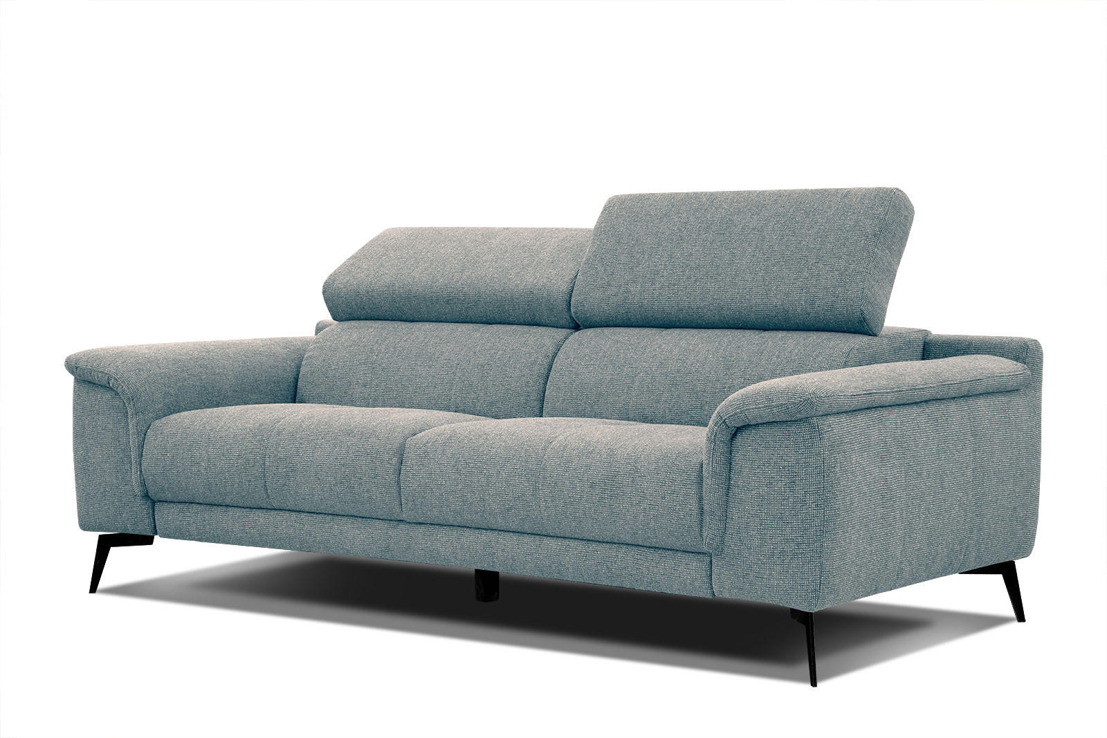 SOFA FIERO 3-Sitzer, mintgrün - Mintgrün, Holzwerkstoff/Textil (212/82/103cm) - Courtois Laville