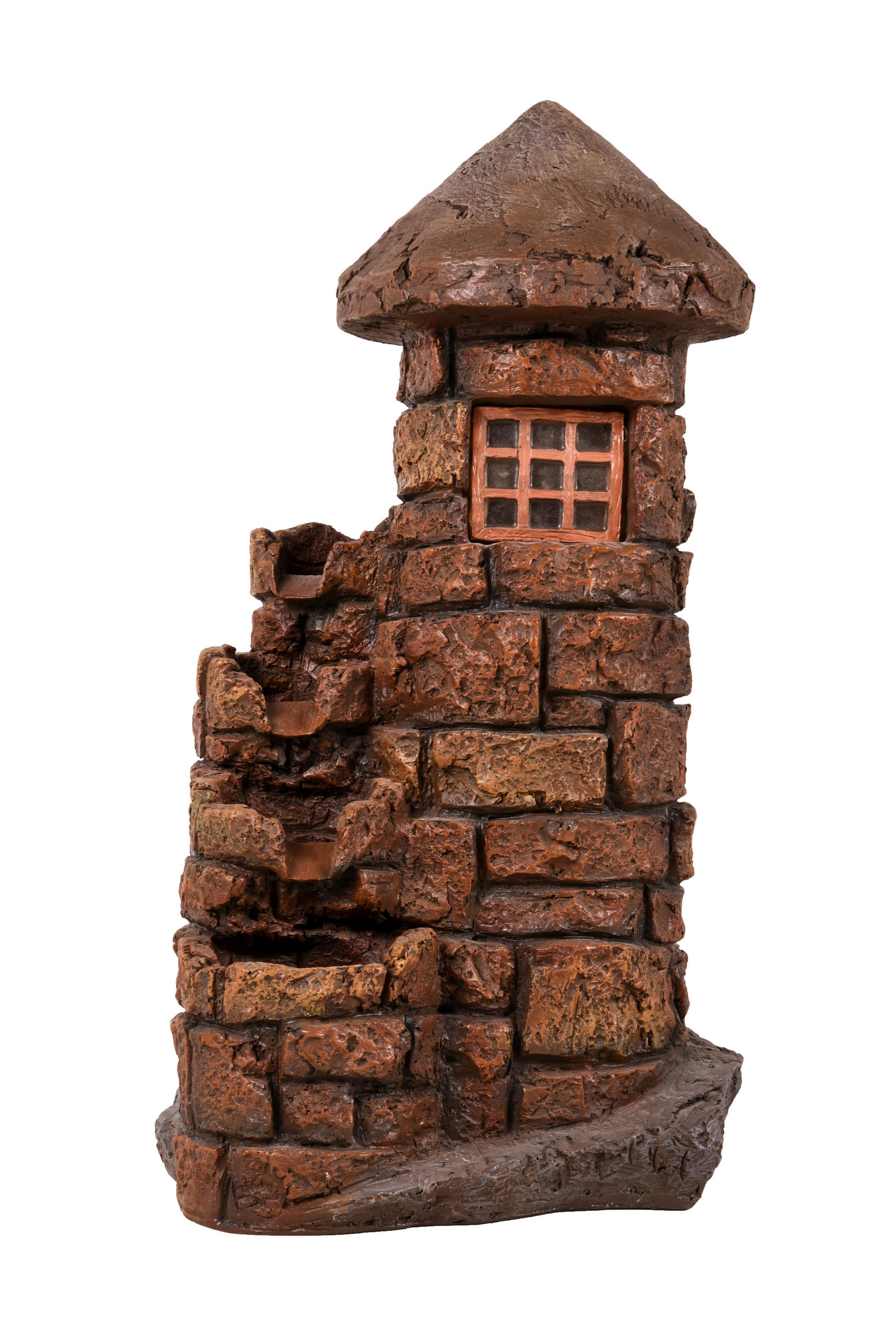 BRUNNEN Martin Stein-Optik Braungrau 68x39x33cm - Braun, Kunststoff (33/39/68cm) - DELUKE