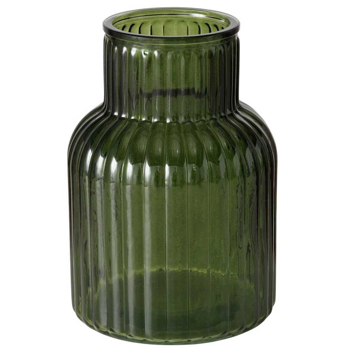 VASE Relea 20 cm - Dunkelgrün, Glas (20cm) - Boltze Home