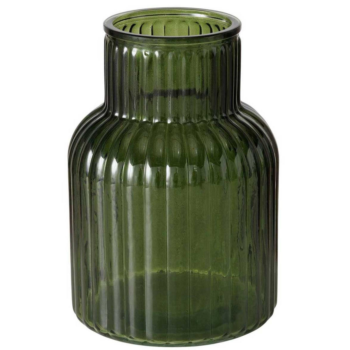 VASE Relea 20 cm - Dunkelgrün, Glas (20cm) - Boltze Home