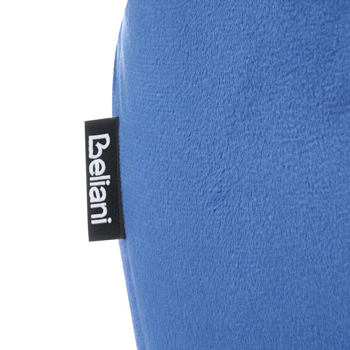 POUF Samtstoff Blau Turley - Blau, Textil (57/38/57cm) - Beliani
