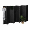 PARAVENT - Schwarz, Holz/Papier (320/170/2cm) - Relaxdays