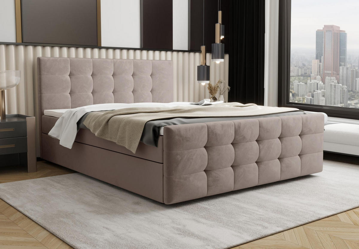 BOXBETT Corias Beige 180x200 cm - Beige, Textil (180/200cm) - B&B Home