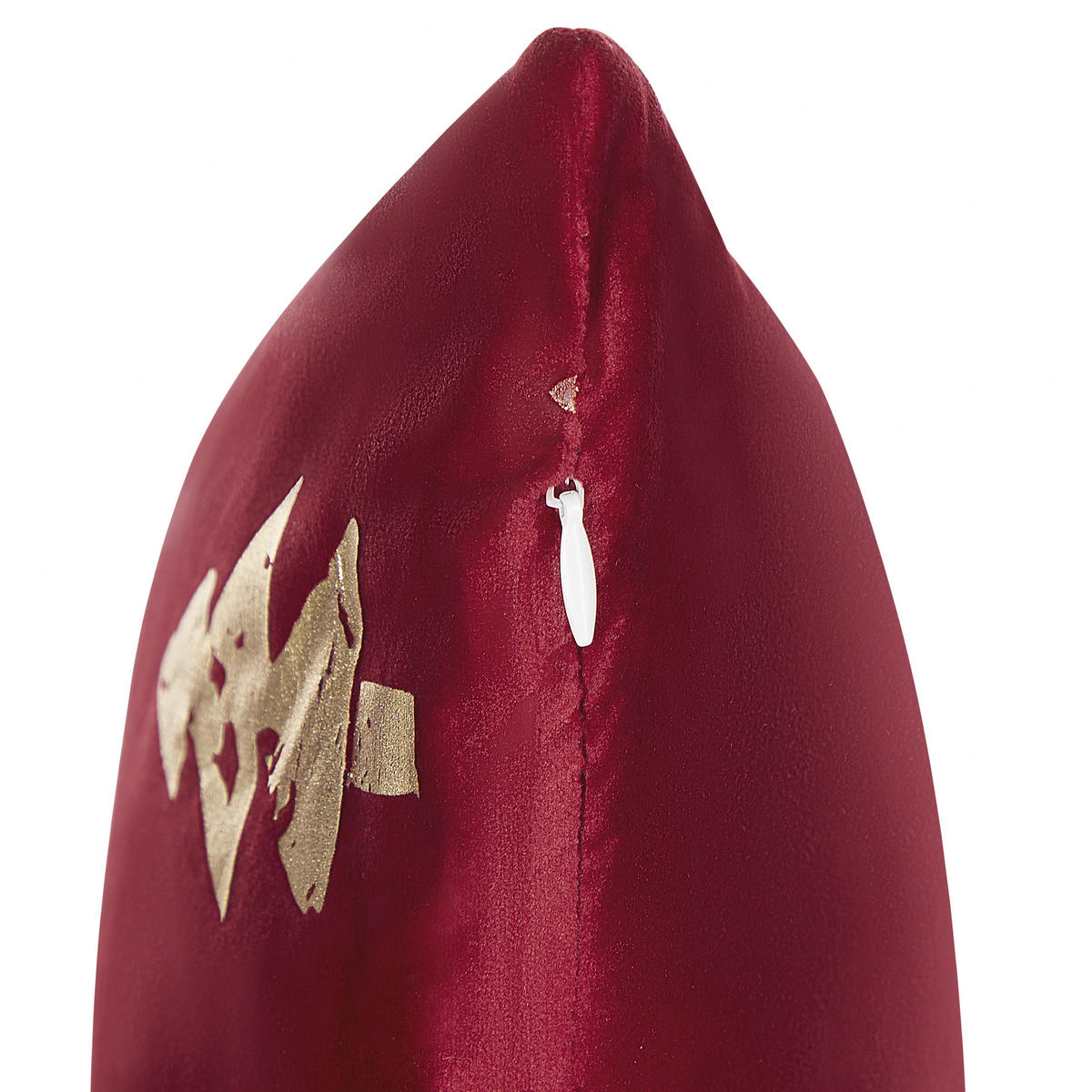 DEKOKISSEN 2er-Set Rot 45/45 cm Cupid - Rot, Textil (45/45cm) - Beliani