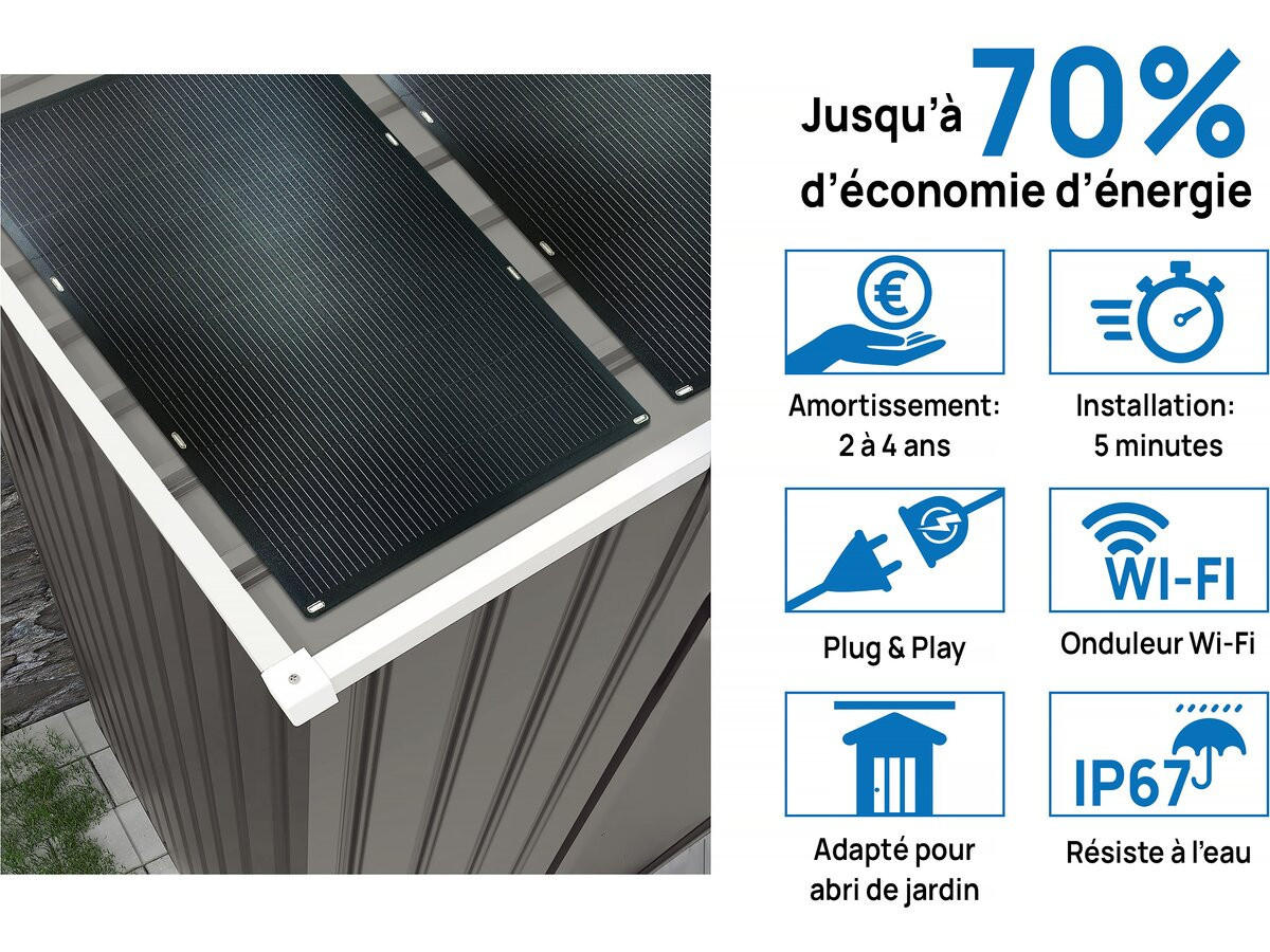 METALL-GARTENHAUS dallas Taupe - Taupe, Metall (81/267/181cm) - Habitat Garten