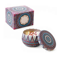 DUFTKERZE Lavendel Sojawachs 2 Dochte 45 Std. Brenndauer - Multicolor, Paraffin (5cm)
