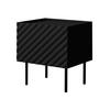 NACHTTISCH-SET Lucca 1D - Schwarz, Holz/Holzwerkstoff (47/52/40cm) - MIRJAN24