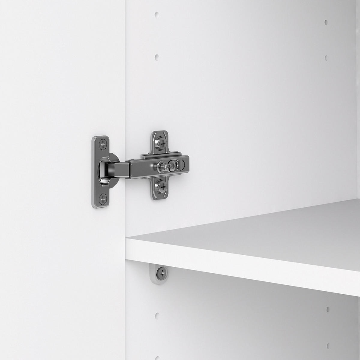 KLEIDERSCHRANK weiß - Weiß, Holzwerkstoff (69/170/35cm) - ebuy24