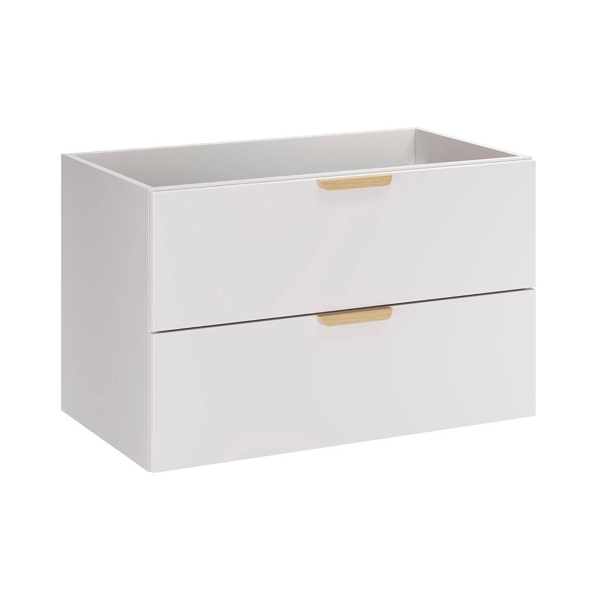 WASCHTISCHUNTERSCHRANK 80cm Oria Weiß - Weiß, Holzwerkstoff (80/50/45.5cm) - Petits-meubles