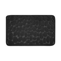 MEMORYSCHAUM BADEMATTE LONDON - Schwarz, Textil (50/80cm) - WohnDirect