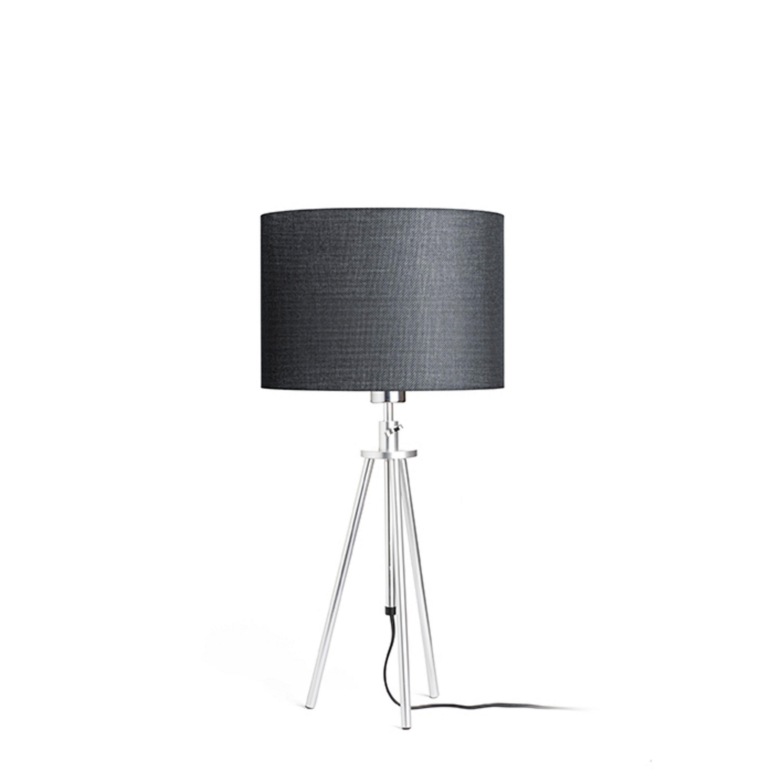 TISCHLEUCHTE GARDETTE Schwarz Aluminium 15 W - Schwarz, Metall (30/30/74.4cm) - Rendl