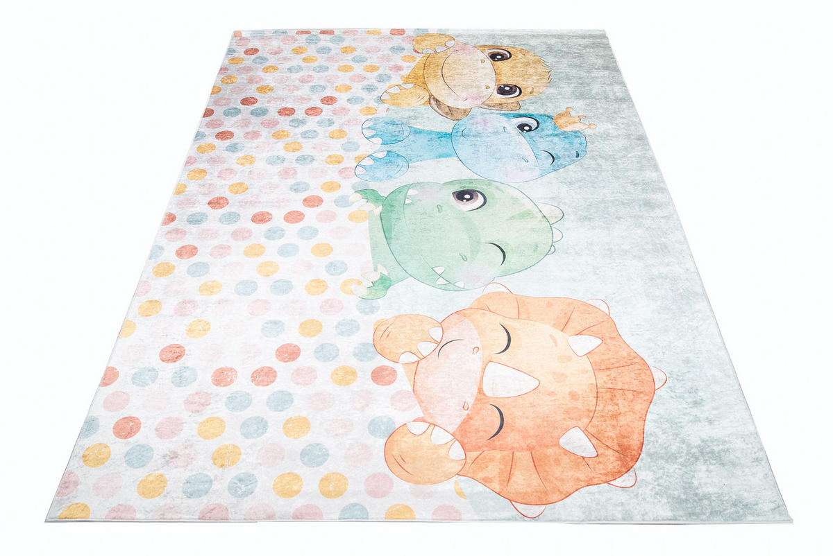 TEPPICH EMMA Grau 160/230 cm - Grau, Kunststoff (160/230cm) - Tapiso