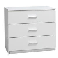 KOMMODE Weiß Hochglanz 93/80,5/42 - Weiß Hochglanz, Holzwerkstoff (93/81/42cm) - RAUMHIRSCH FURNITURE