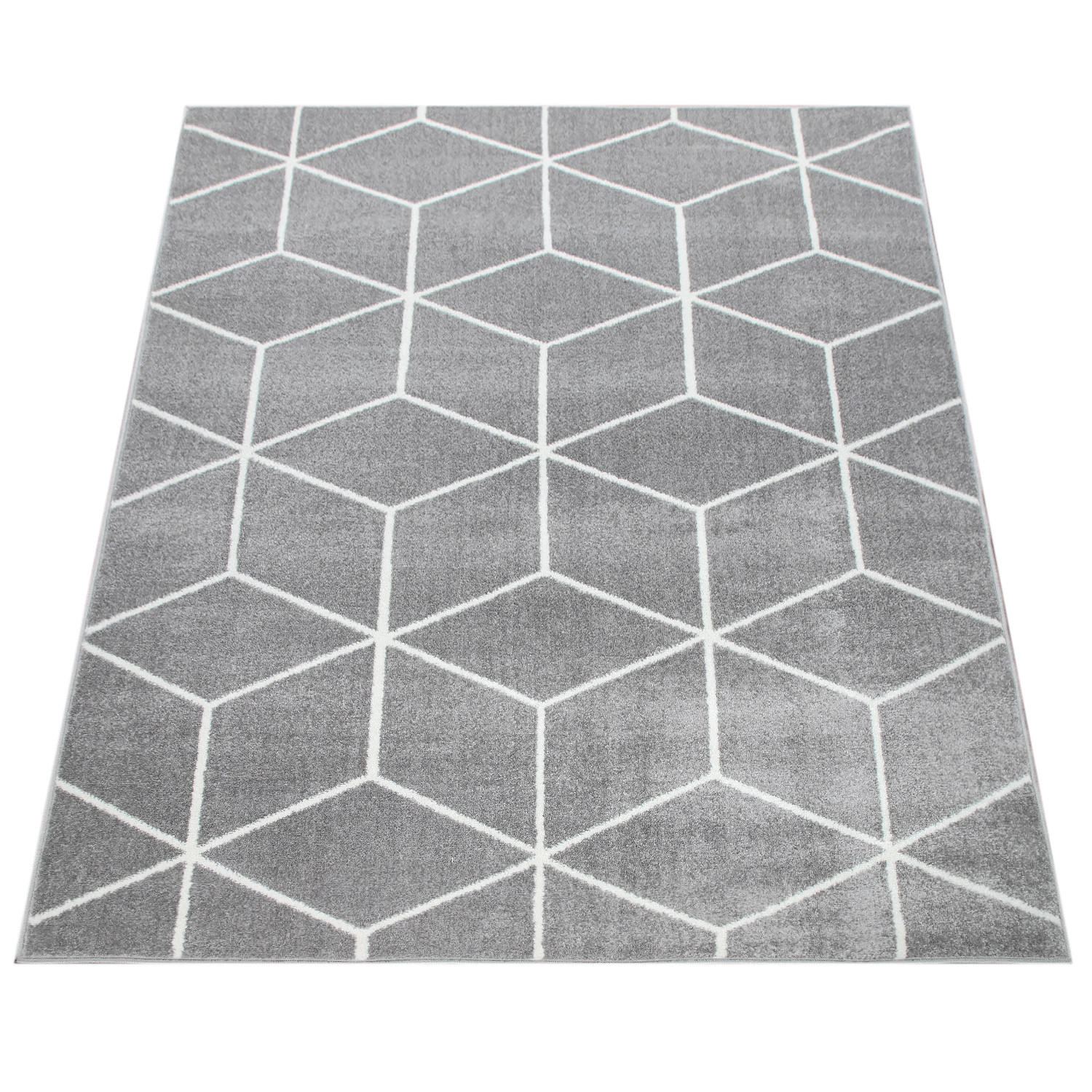KURZFLORTEPPICH 140/200 cm Stella 402 - Grau, Textil (140/200cm) - Paco Home