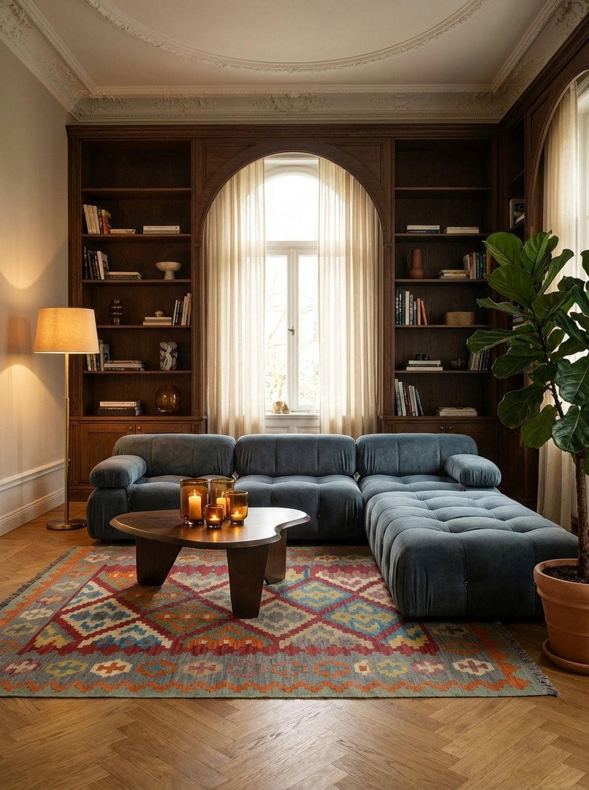 HANDWEBTEPPICH Kelim Gashgai Rot 172/128 cm Schurwolle - Rot, Textil (128/172cm) - Looma