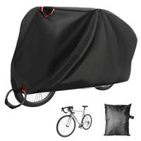FAHRRADABDECKUNG Wasserdicht für 1-2 Fahrräder 200 x 110 x 70 cm - Schwarz, Textil (110/70/200cm)