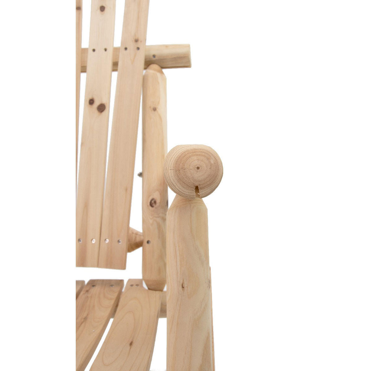 HOLZ-SCHAUKELSTUHL Timber Tannenholz FSC 100 - Naturfarben, Holz (80/175/120cm) - Green Spirit