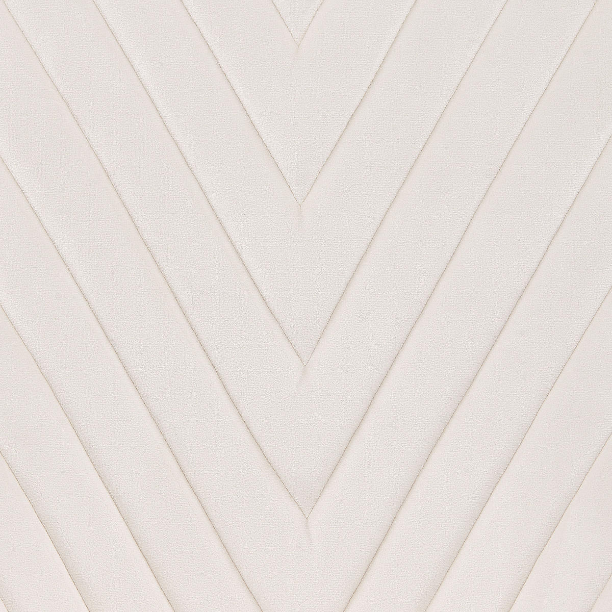 STUHL 2er-Set Samtstoff cremeweiß Altoona - Silberfarben/Weiß, Textil (46/96/58cm) - Beliani