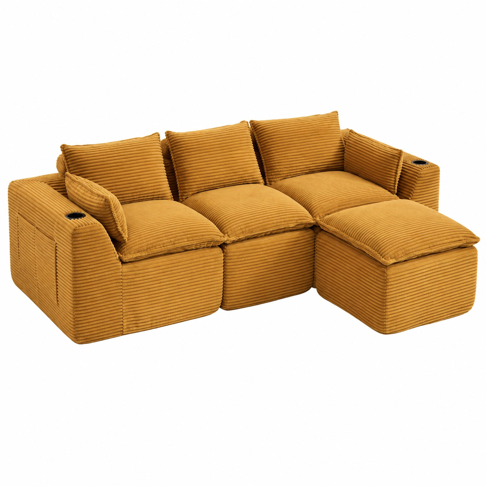 Meubliv Sofa Orange 256x161 cm