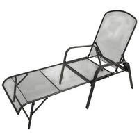 SONNENLIEGE Glasgow - aus Streckmetall anthrazit - Grau, Metall (62/100/197cm) - TPFGarden