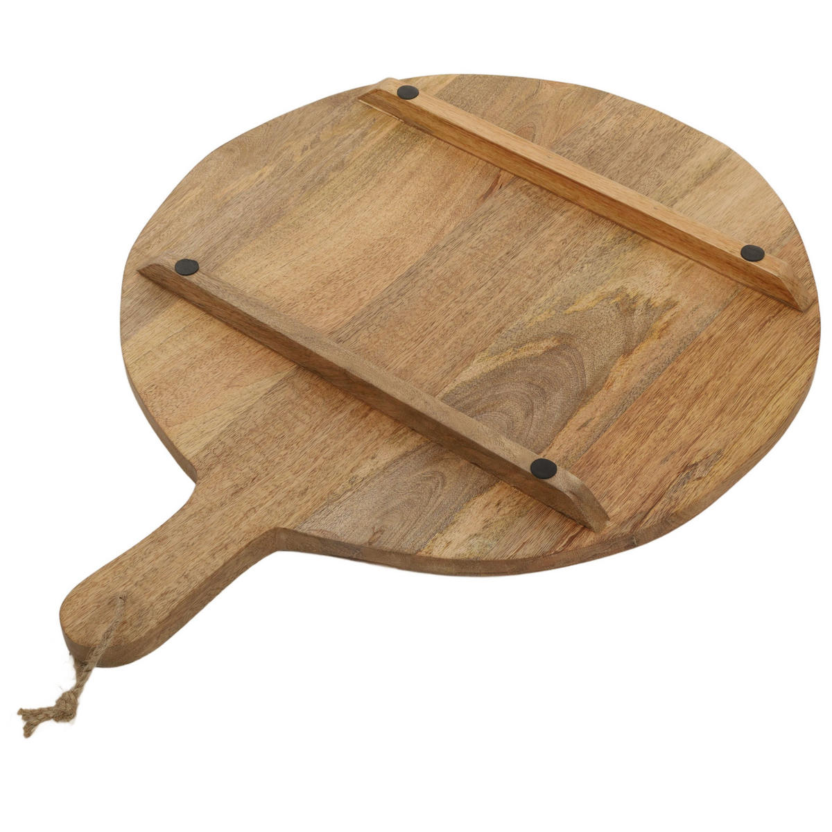 SERVIERBRETT aus Mangoholz rund Braun 60/47/4 cm - Braun, Holz (47/4/60cm) - Excellent Houseware