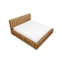 POLSTERBETT mit Stauraum Bouclé 200x200 cm in Rost - Orange, Textil (200/200cm) - Home Collective