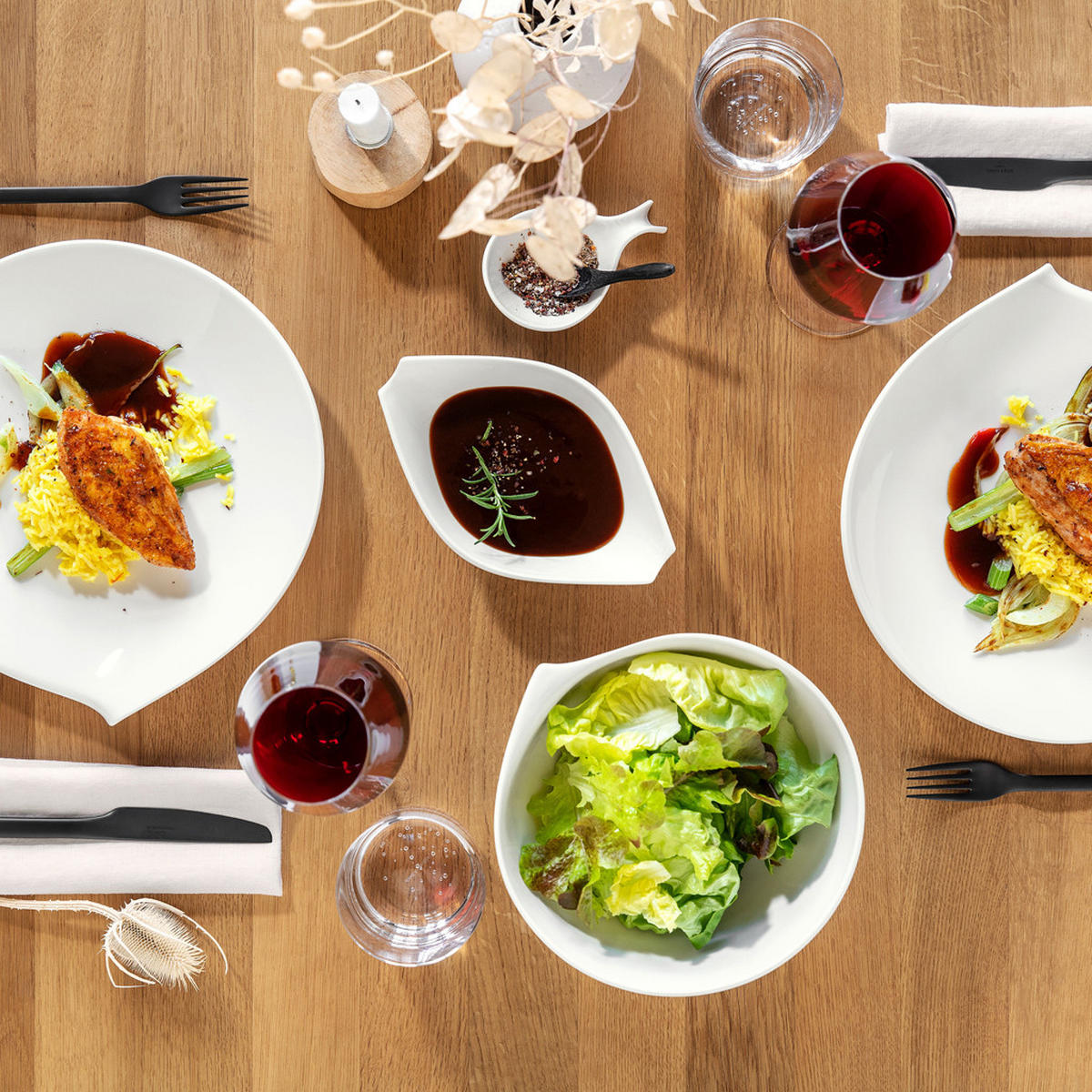 SAUCIERE/SUPPENTASSE Flow weiß 360 ml - Weiß, Keramik (1cm) - Villeroy & Boch