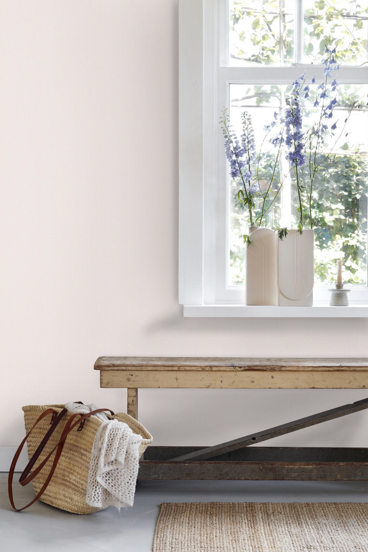 TAPETE Streifen 53 cm x 10.05 m - Pink, Papier (53/0.1cm) - Sanders & Sanders