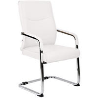 SCHWINGSTUHL Lederlook Weiß - Weiß, Textil/Metall (55/88/60cm) - CLP