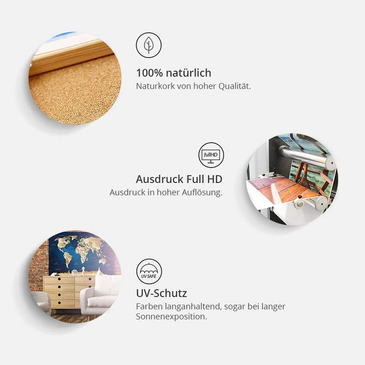 PINNWANDBILDER Braun 90/60 cm - Braun/Orange, Naturmaterialien/Textil (90/60cm) - KUNSTLOFT