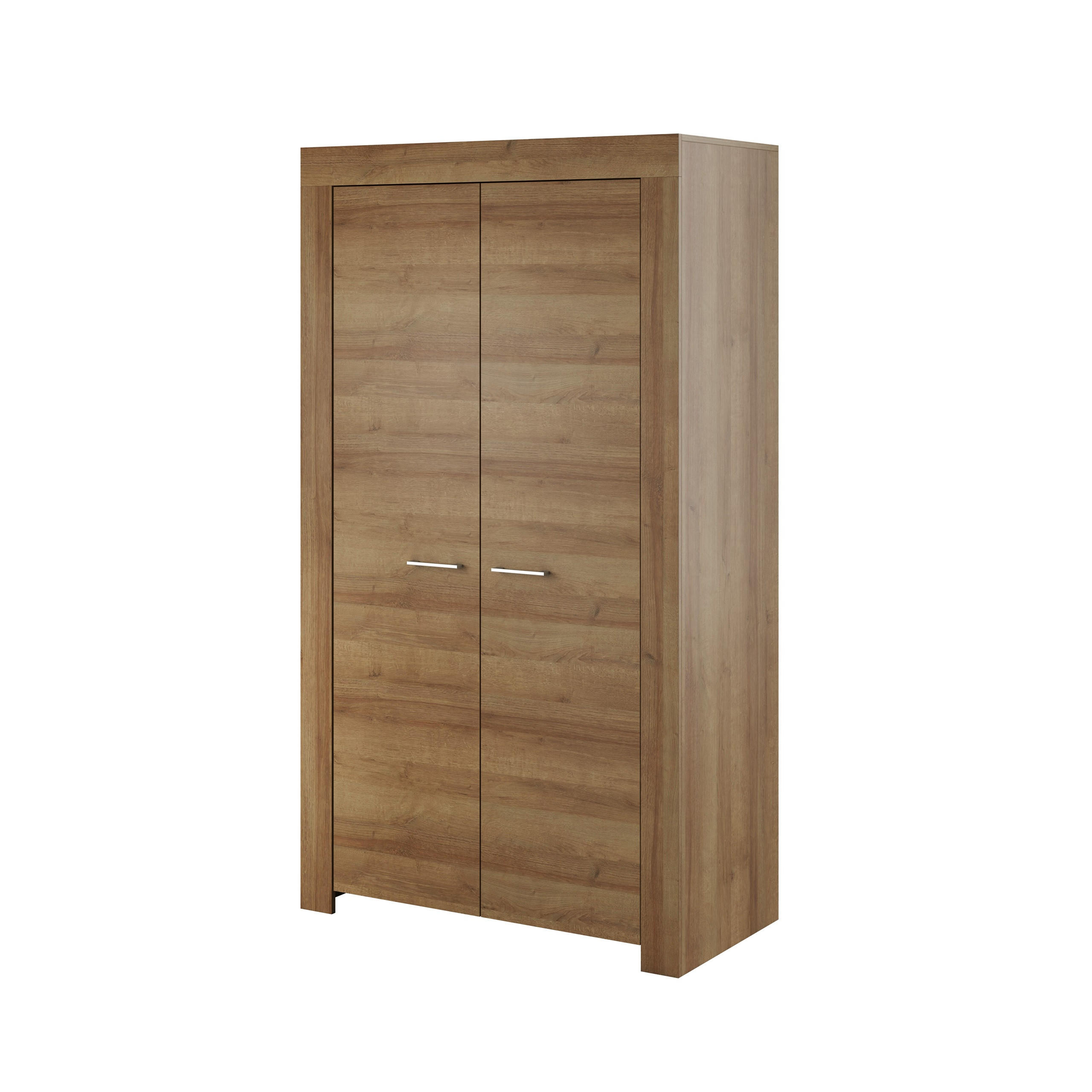 DREHTÜRENSCHRANK CIELO 110/197/54 cm 2-türig Eichefarben - Eichefarben, Holzwerkstoff (110/197/54cm) - MASSENO