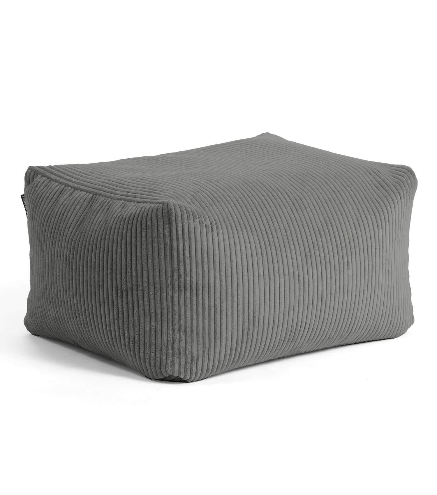 POUF Der Ruhestifter - Anthrazit, Textil (65/35/55cm) - Mokebo