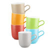 HENKELBECHER Liberty Pure Colors Mixed 400 ml 6er Set - Multicolor, Keramik (0.4L) - Seltmann Weiden