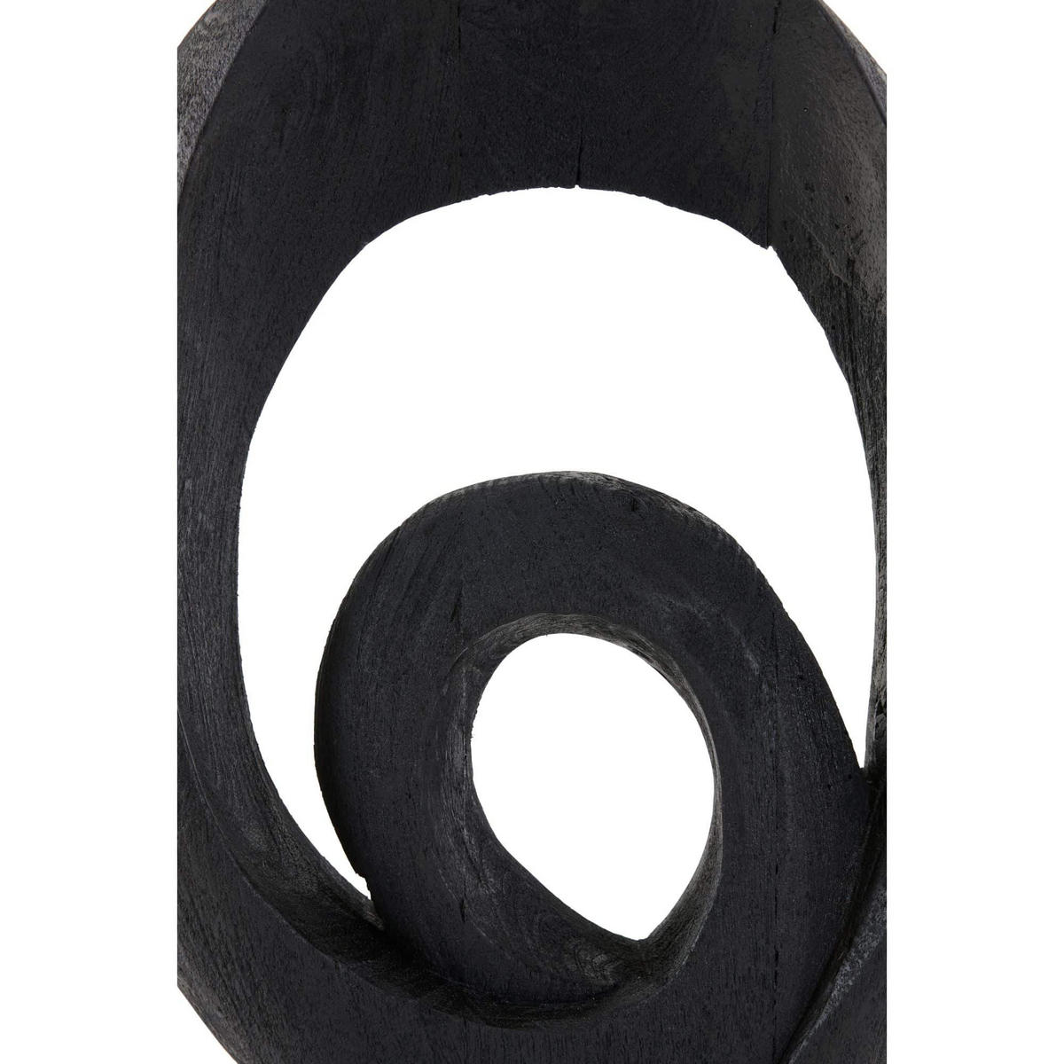 ORNAMENT Randa Schwarz 30/9/46 cm - Schwarz, Holz (9/46/30cm) - Light & Living