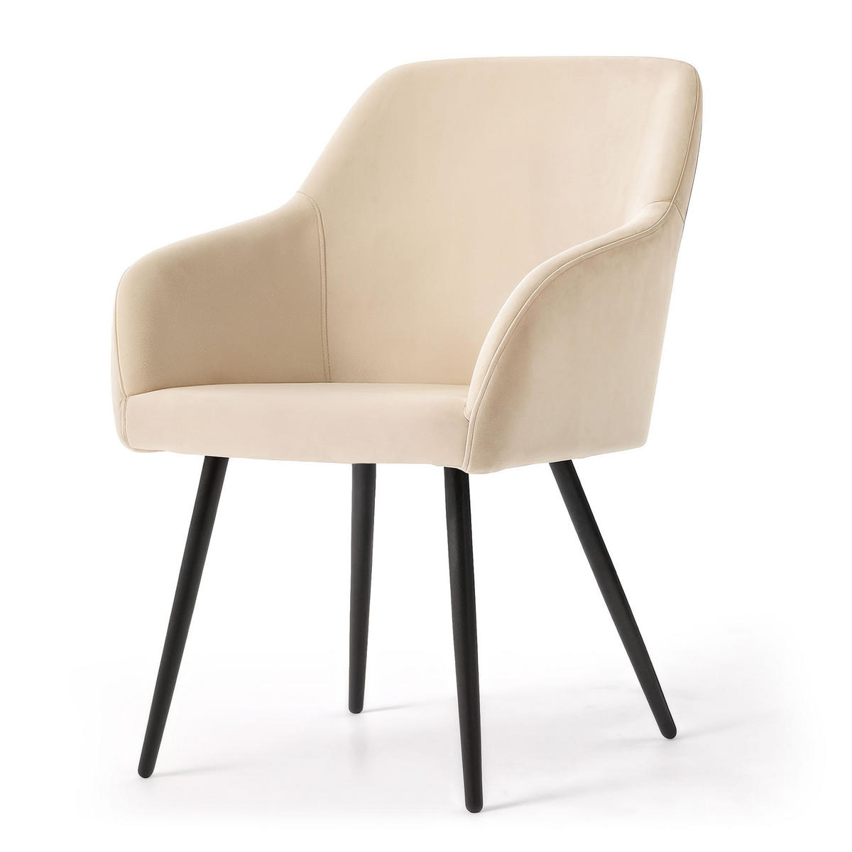 POLSTERSTUHL 2er Set, Metallbeine Türkis 54,5/83/58 - Türkis, Textil (55/83/58cm) - RAUMHIRSCH FURNITURE