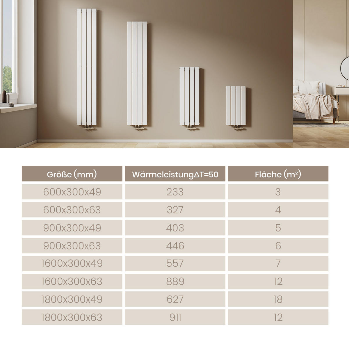 HEIZKÖRPER Flachheizkörper Weiß 60/30/3,9 cm - Weiß, Metall (30/60/3.9cm) - EMKE