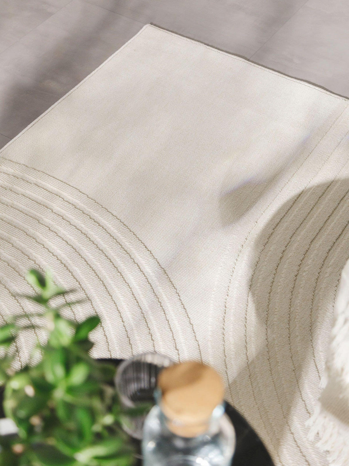 OUTDOORTEPPICH Taro Cream 80x150 cm - Creme, Textil (80/150cm) - benuta Pop
