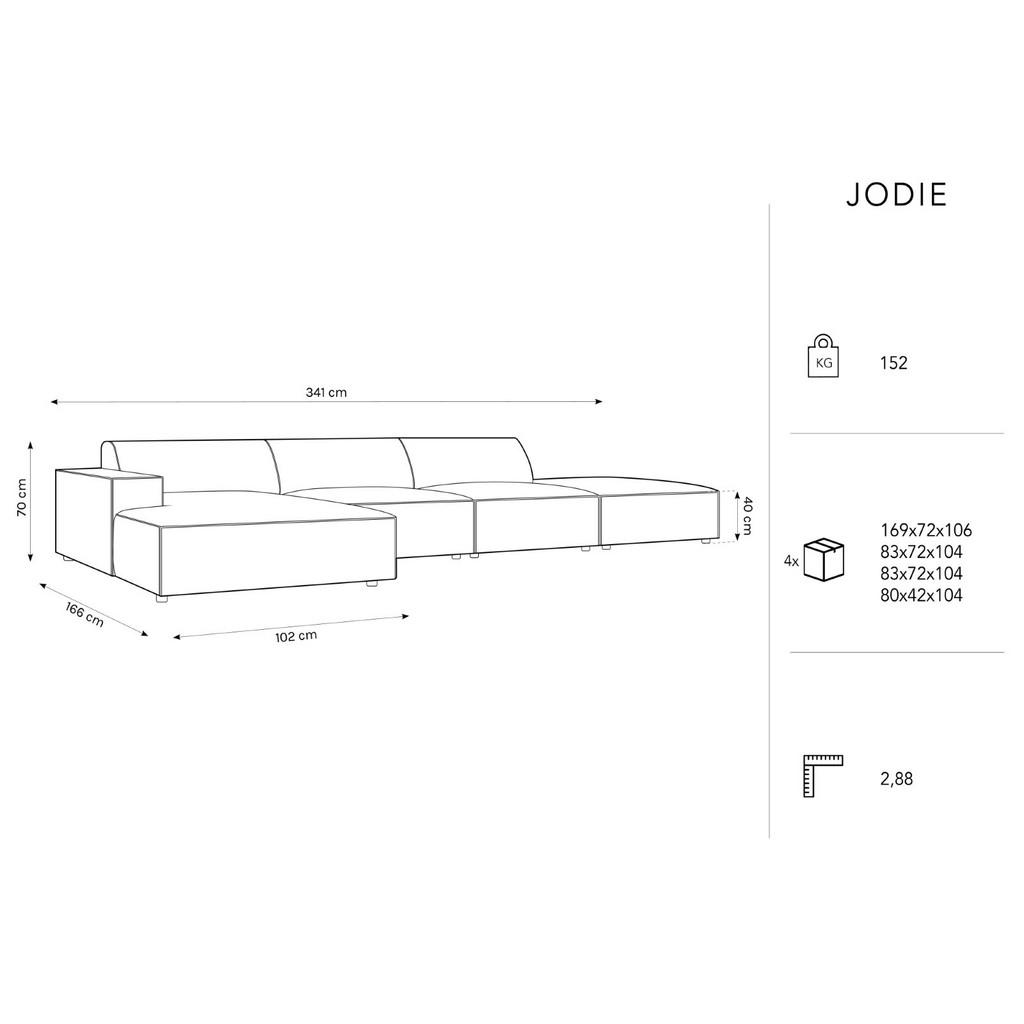 Thumbnail - Micadoni Ecksofa, Beige, Textil, 5-Sitzer, L-Form, 341x166 cm, Hergestellt in Europa, Oeko-Tex®, Wohnzimmer, Sofas & Cou...