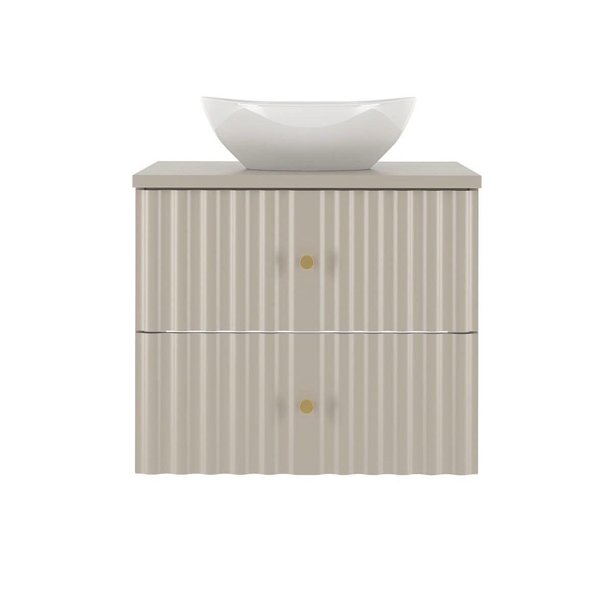 WASCHTISCH 60.6cm Izae Kaschmir - Beige, Holzwerkstoff (60.6/52.2/46.5cm) - Petits-meubles