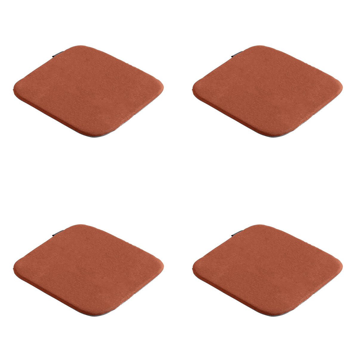 SITZKISSEN Panama 40/40 cm 4er-Set - Rot, Textil (40/2/40cm) - Madison