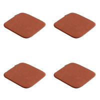 SITZKISSEN Panama 40/40 cm 4er-Set - Rot, Textil (40/2/40cm) - Madison