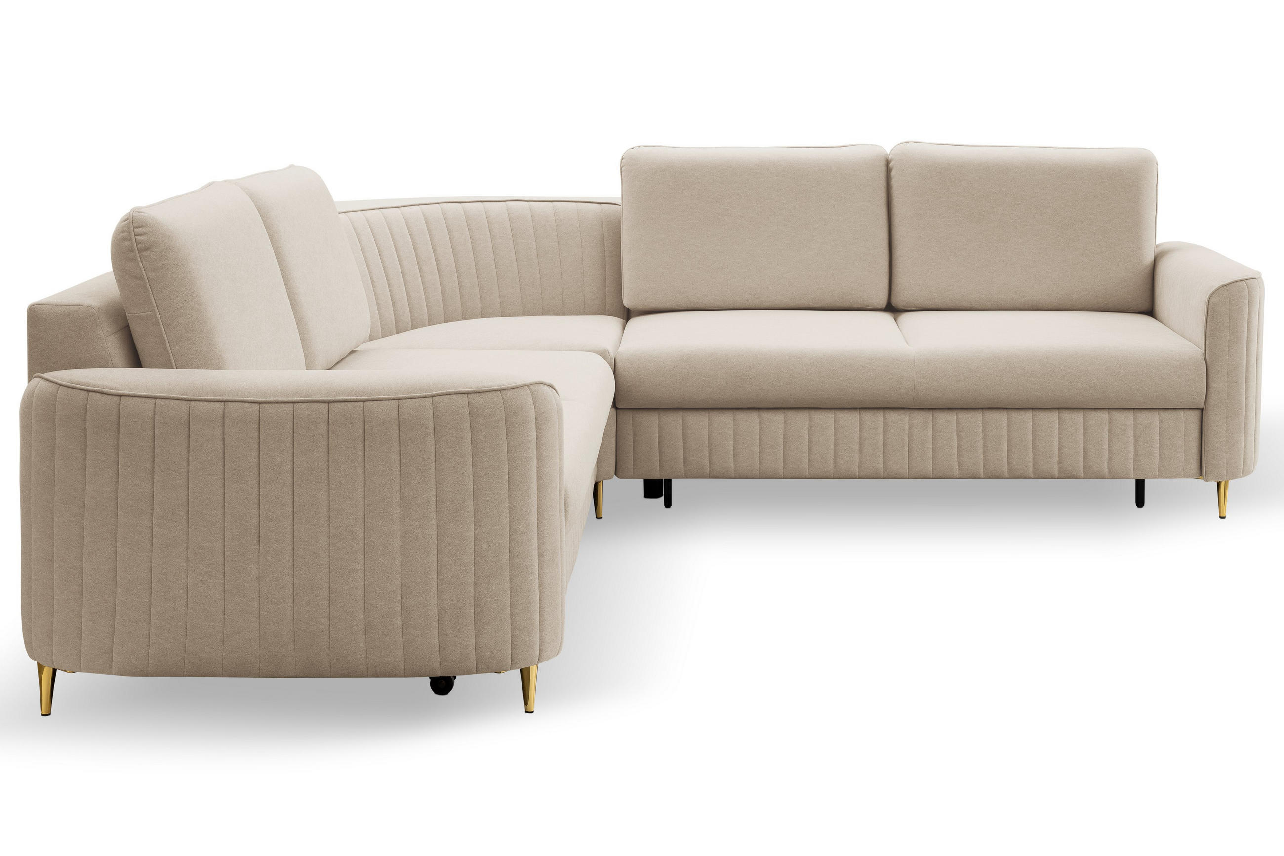 Masseno Ecksofa Beige 251x251 cm
