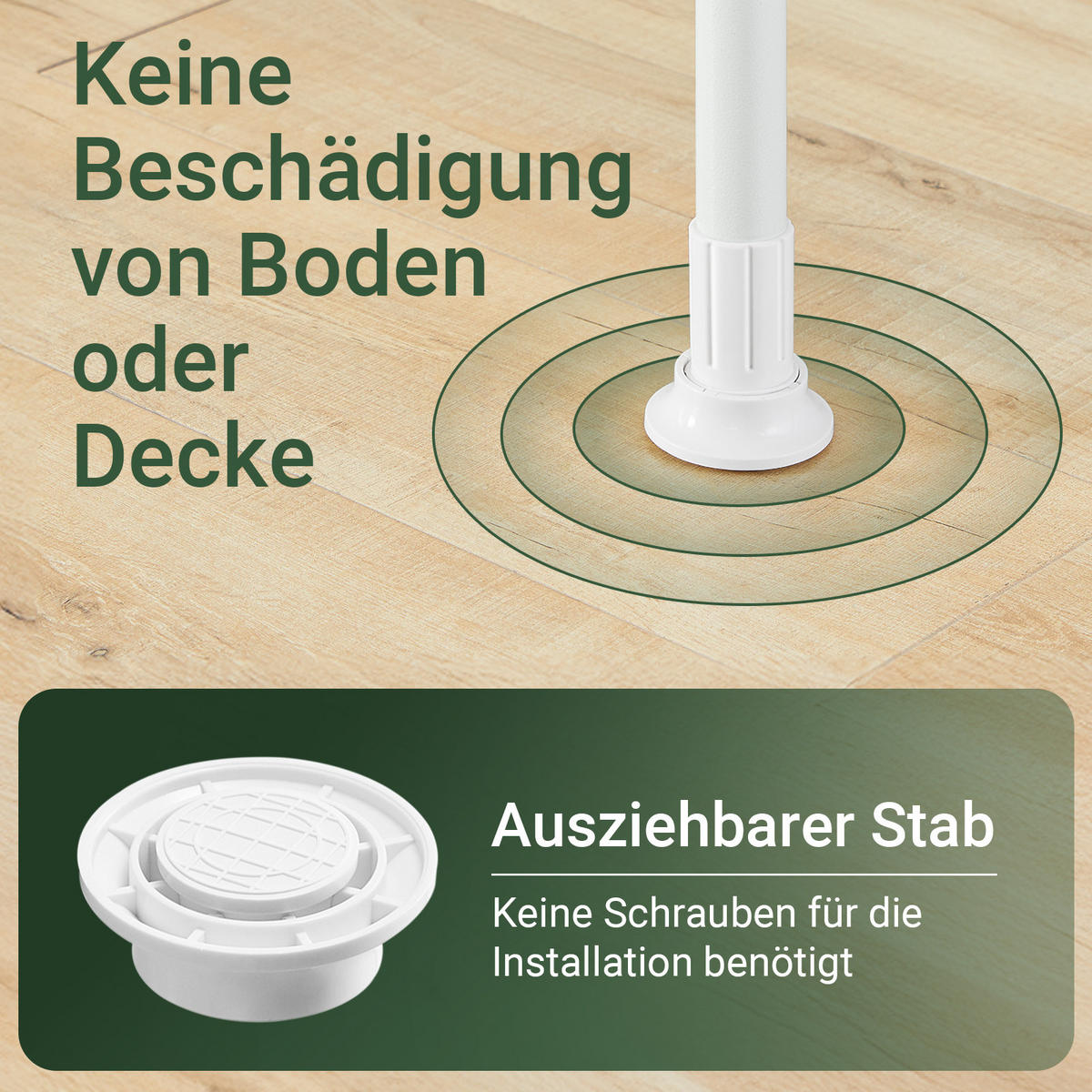 TELESKOP KLEIDERSTÄNDER Weiß - Weiß, Kunststoff (311/285/3cm) - SoBuy