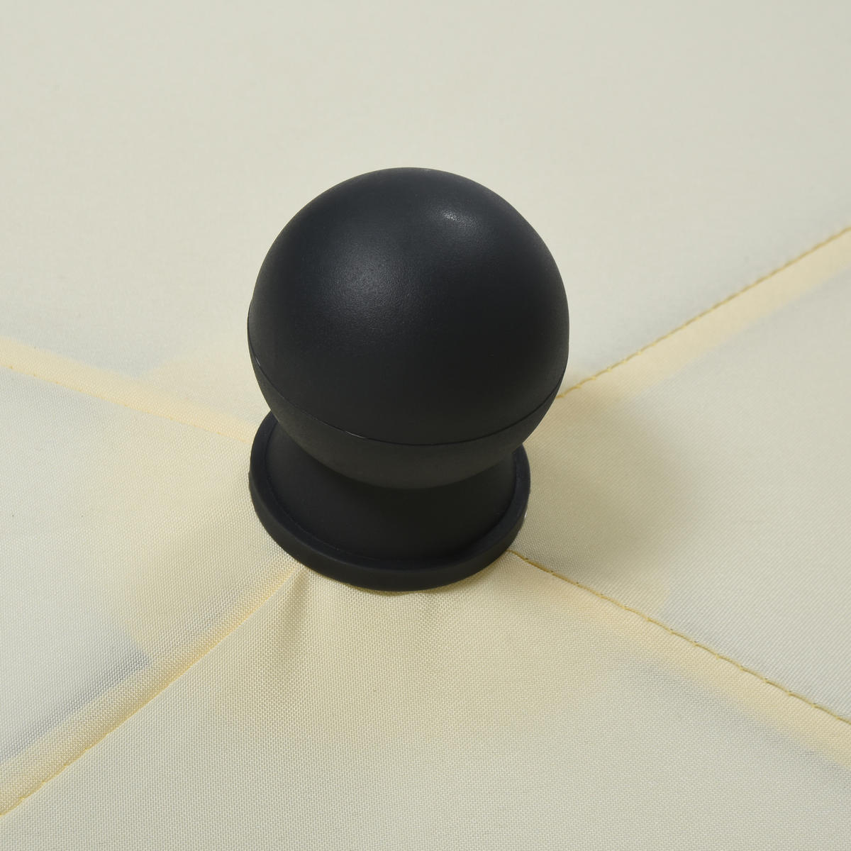 SONNENSCHIRM aus Aluminium 198x130x245 cm in Beige mit verstellbarer Neigung - Beige, Metall (130/198cm) - Modfu