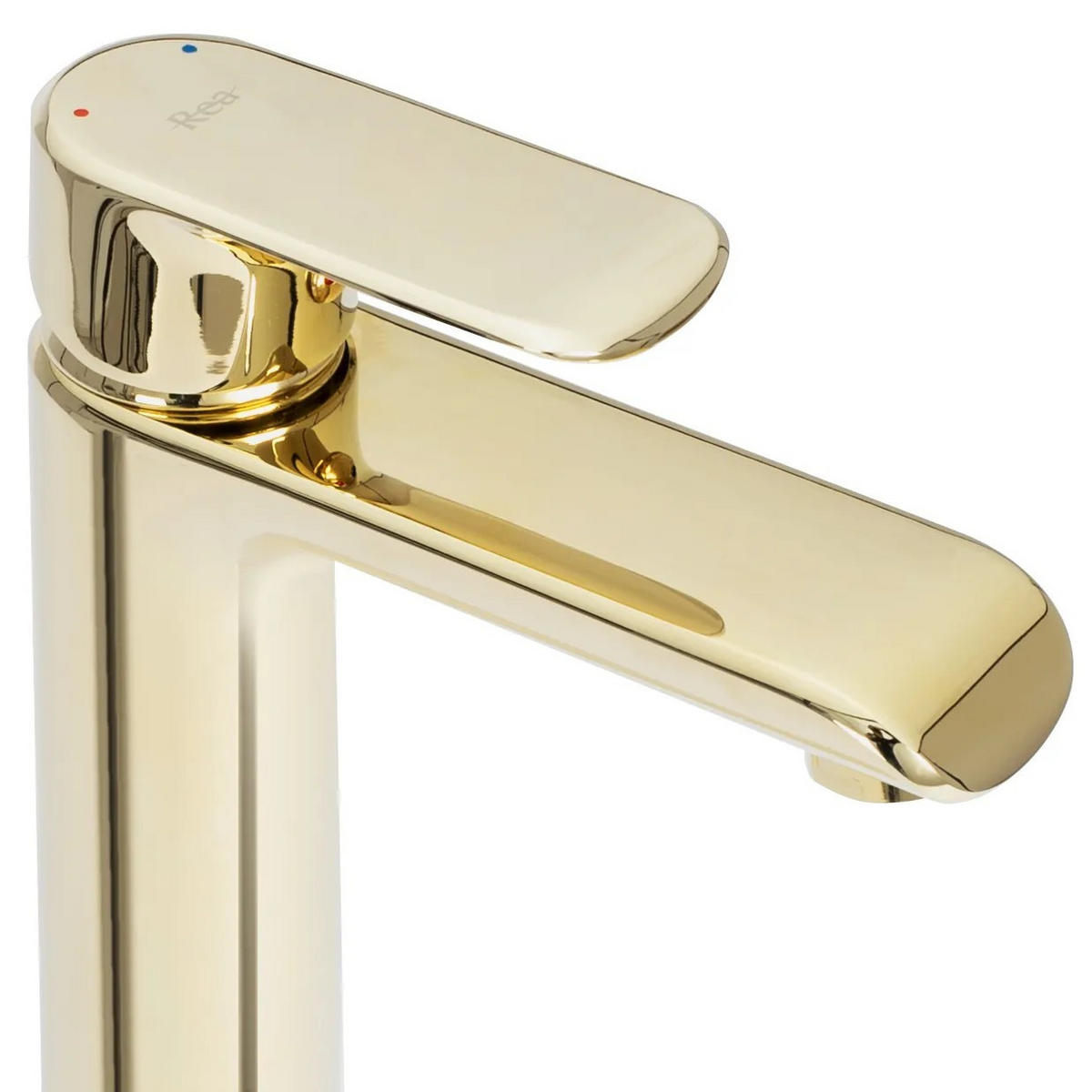 WASCHBECKENARMATUR Rea Bloom Gold High - Goldfarben, Metall (4.8/30/15cm) - REA