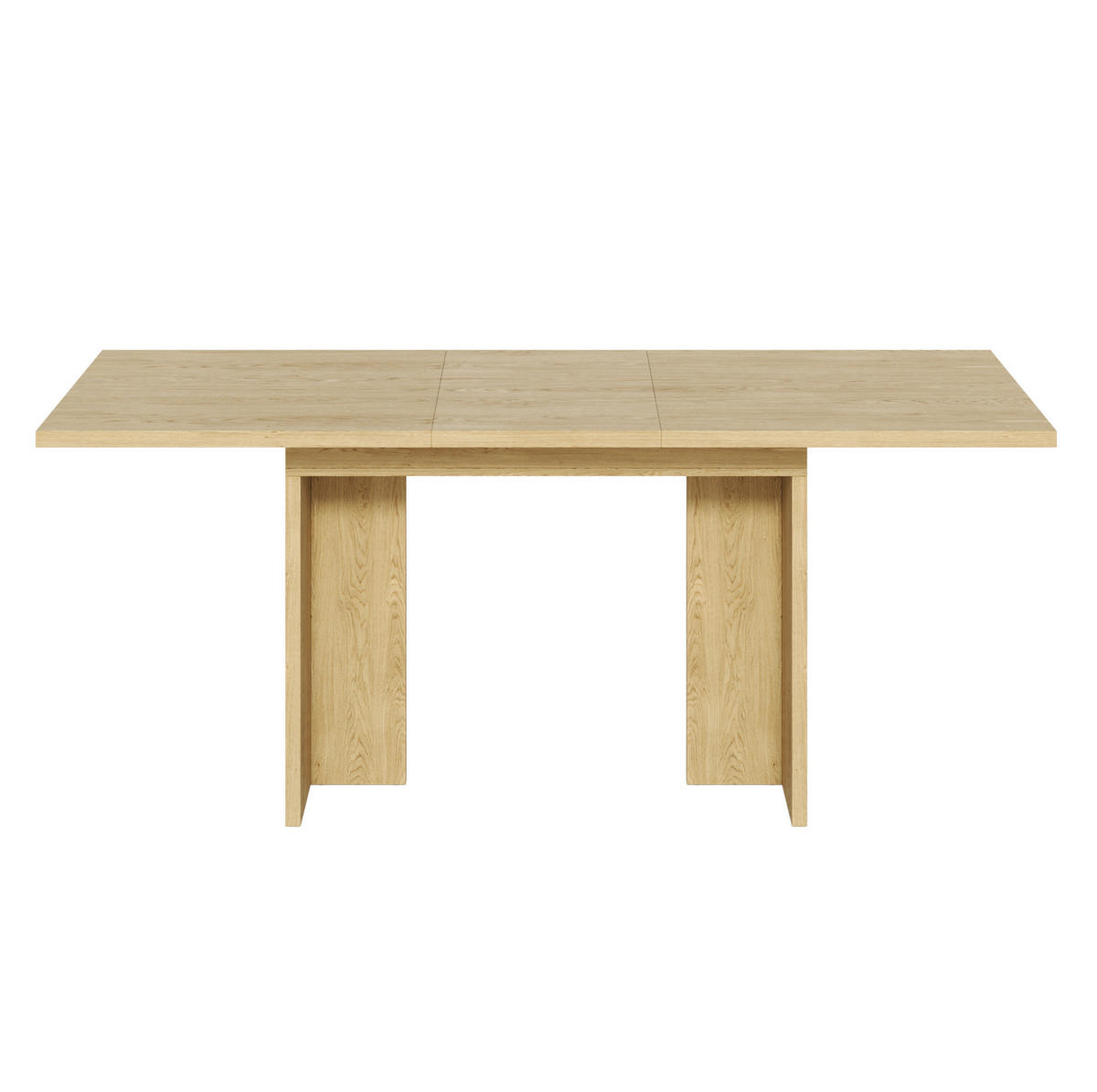 ESSTISCH 80/180/75 cm Eichefarben aus MDF mit 30 mm Tischplatte - Eichefarben, Holzwerkstoff (180/80/75cm) - OKWISH